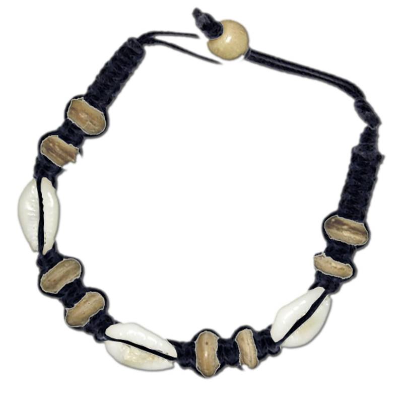 Seestern Sportswear SEESTERN Armband / Armbänder mit Kauri Muschel Design, Muschel Modeschmuck/002 Muttertagsangebot