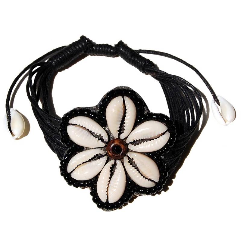 Seestern Sportswear SEESTERN Armband / Armbänder mit Kauri Muschel Design, Muschel Modeschmuck/057 Zeitlich begrenztes Angebot