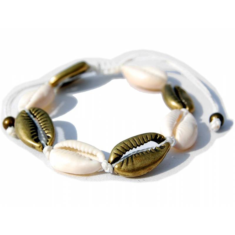 Seestern Sportswear SEESTERN Kauri Muschel Armband / Armbänder Surfer Shell Bracelet /2008 VIP-Rabatte