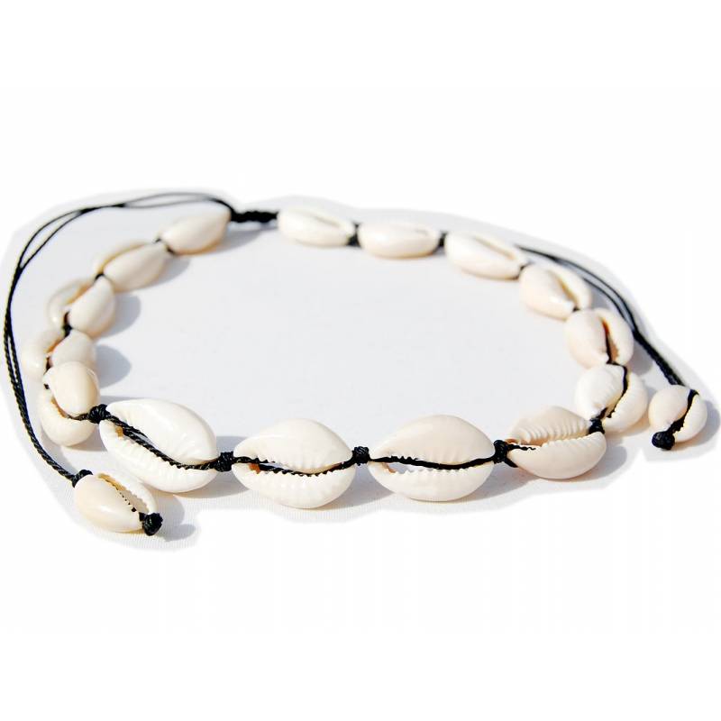 Seestern Sportswear Seestern Halskette Modeschmuck aus Kauri Muscheln Surfer Shell Necklace /2001.bk Verkauf
