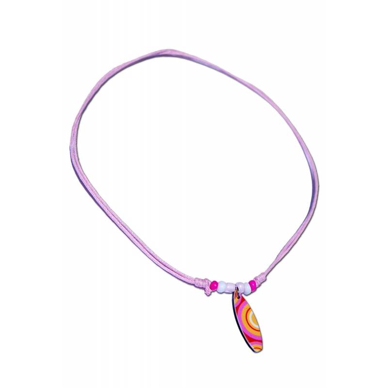 Seestern Sportswear Seestern Halskette Modeschmuck mit Surfboard Nylon Anhänger 2,5 cm variables Halsband /1589 Vatertagsangebot