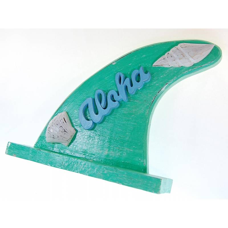 Seestern Sportswear Dekoration Holz Deko Surf Surfboard Fine Aloha Buchstütze 25 x 22 cm /1990 Discount Store für neue Produkte