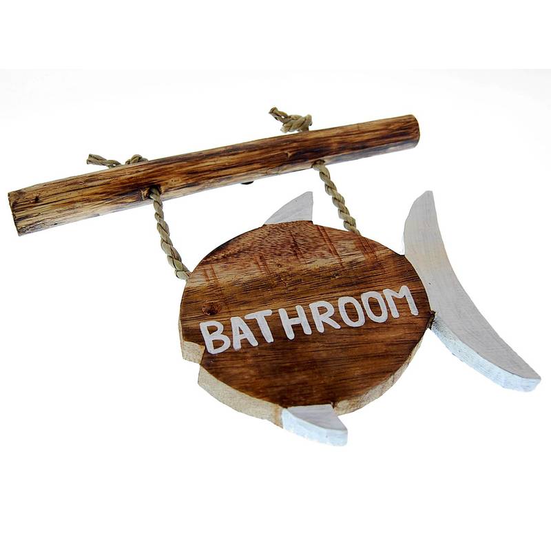 Seestern Sportswear Dekorations Holz Schild Bad Bathroom Badezimmer Hängeschild 26 x 15 cm /1982 Riesige Rabatte