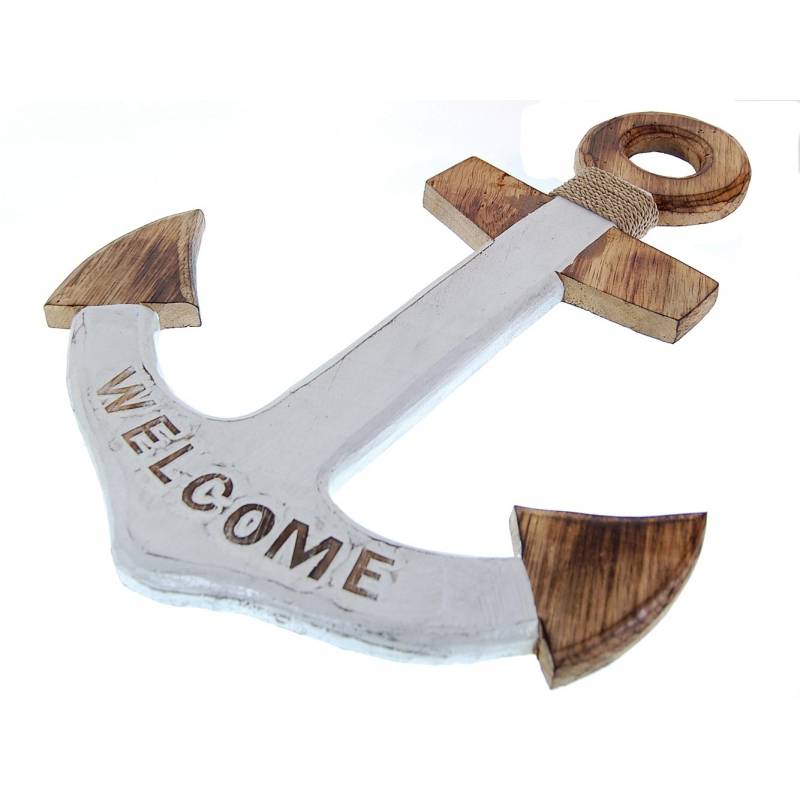 Seestern Sportswear Dekorations Holz Wand Schild Anker Willkommen 50 x 36 cm /1995 50% Rabatt mit kostenlosem Versand