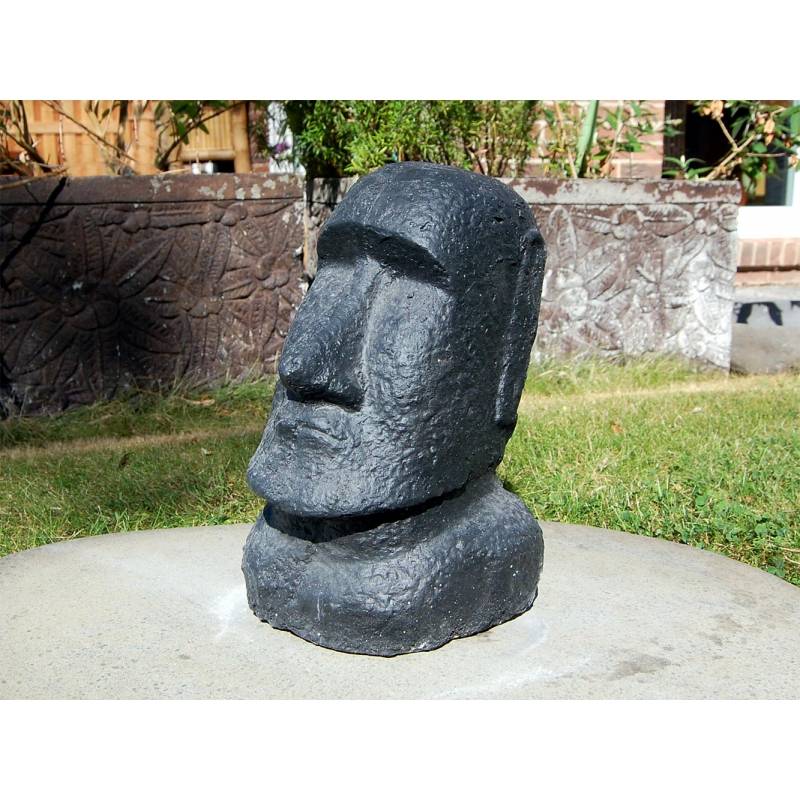 Seestern Sportswear Moai Osterinsel Garten Statue Figur Skulptur Höhe: 30 cm Steinguß für innen & außen /1887 Blitzverkäufe