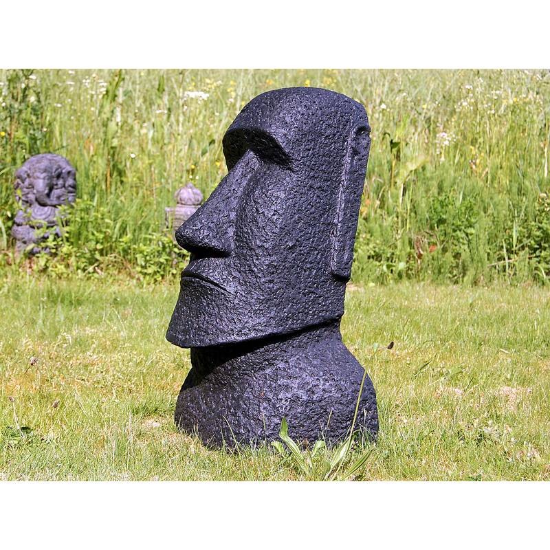 Seestern Sportswear Moai Osterinsel Garten Statue Figur Skulptur Höhe: 64 cm Poly/Steinguß f.innen & außen /1888 Kostenloser Versand