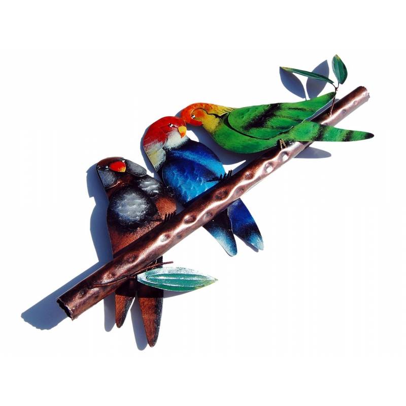 Seestern Sportswear SEESTERN Papagei Singvögel Metall Wand Deko Verzierung Hänge Dekoration 40cm /2004 Begrenztes Angebot