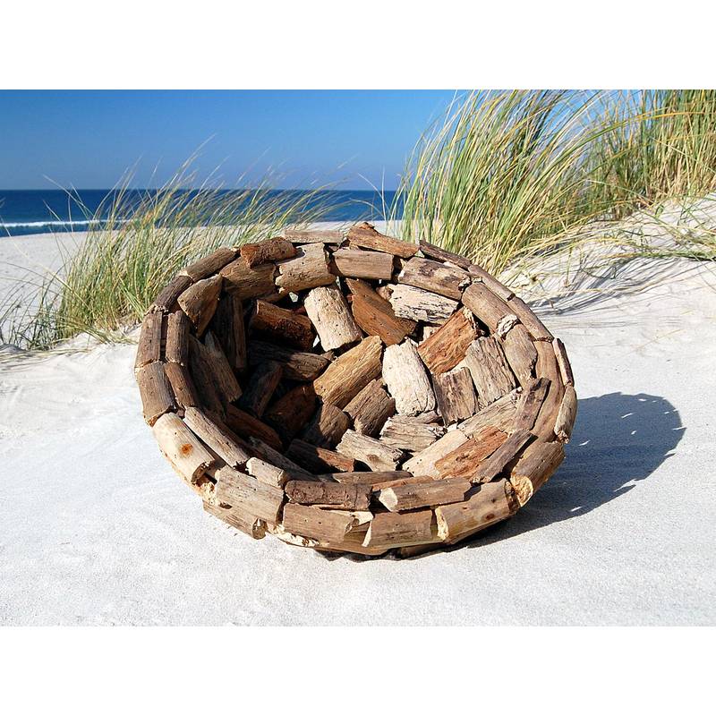 Seestern Sportswear SEESTERN Treibholz Deko Tisch Schale (40 cm) Motiv Tischdeko Driftwood Holzdeko /2353 Letzter Tag
