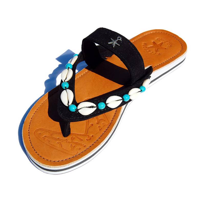 Seestern Sportswear SEESTERN Damen Leder Zehentrenner Zehensandale Zehensteg Sandalen in Gr.36-44 /2322 50% Rabatt für begrenzte Zeit