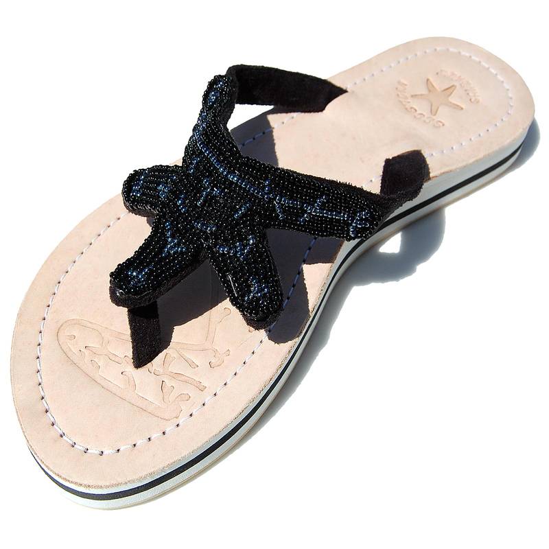 Seestern Sportswear SEESTERN Damen Leder Zehentrenner Zehensandale Zehensteg Sandalen in Größe 36-44 /2120 2025
