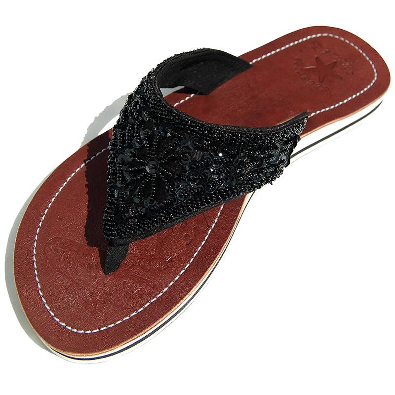 Seestern Sportswear SEESTERN Damen Leder Zehentrenner Zehensandale Zehensteg Sandalen in Größe 36-44 /2228 Hotsell