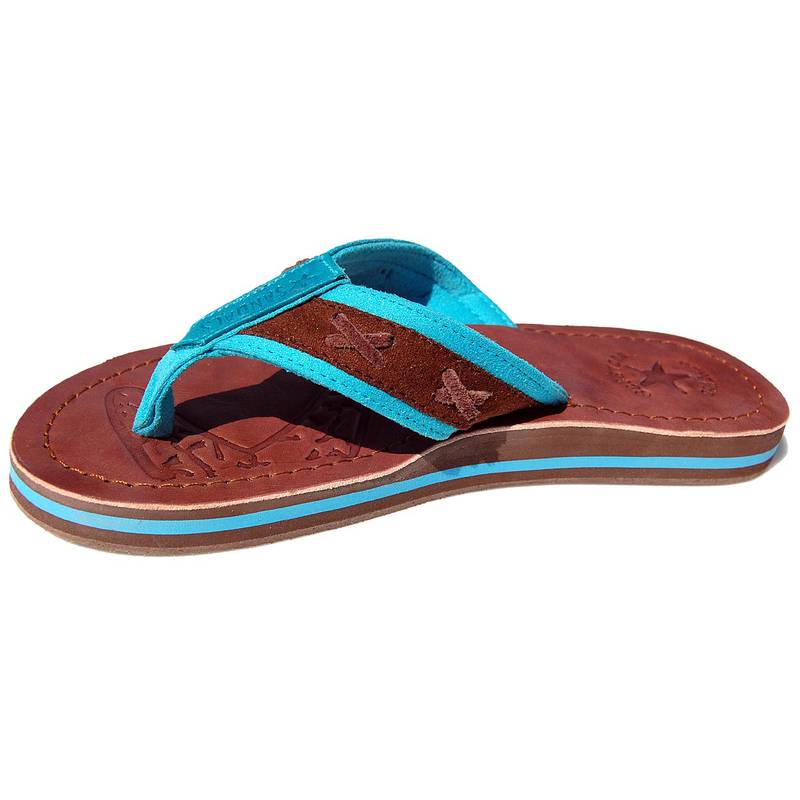 Seestern Sportswear SEESTERN Jungen Jugendliche Leder Zehentrenner Zehensandale Sandalen Gr.36-42 /2160 Großer Ausverkauf