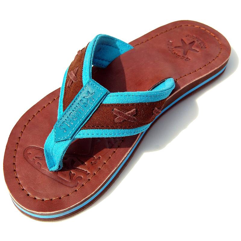 Seestern Sportswear SEESTERN Jungen Leder Zehentrenner Zehensandale Zehensteg Sandalen in Gr.25-36 /2160 Begrenztes Angebot