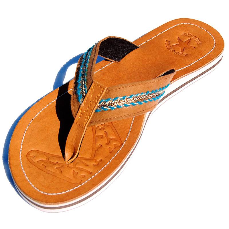Seestern Sportswear SEESTERN Mädchen Jugendliche Leder Zehentrenner Zehensandale Sandalen Gr.36-41 /2304