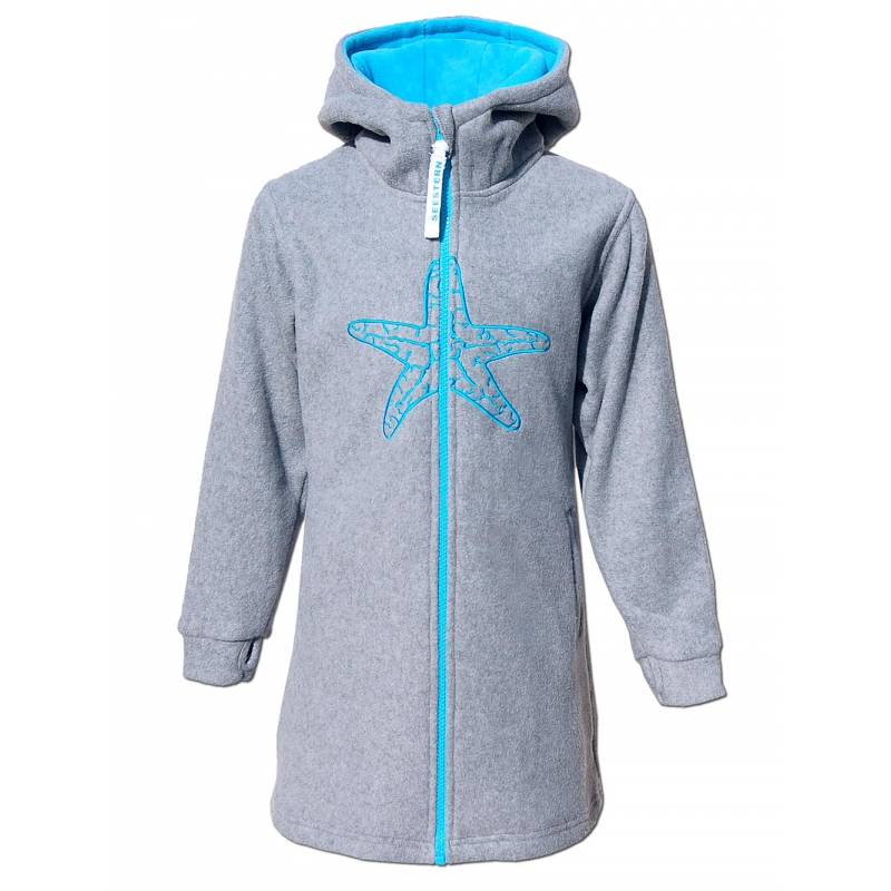 Seestern Sportswear SEESTERN Kinder Kapuzen Fleecejacke Fleecemantel Fleece Sweatjacke 116-164 /2106.gy Tägliche Deals