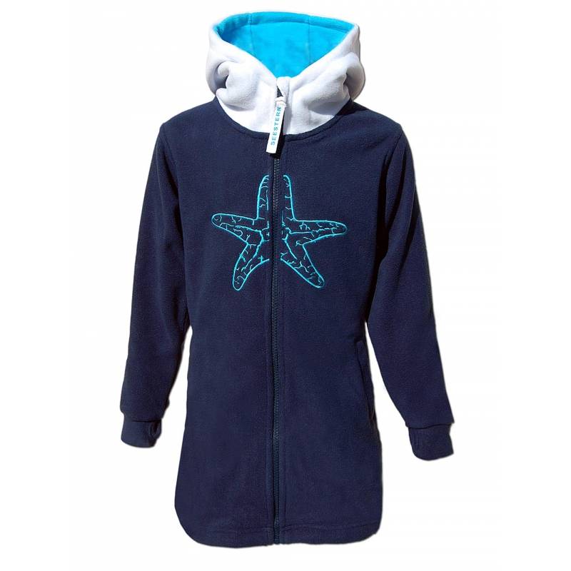 Seestern Sportswear SEESTERN Kinder Kapuzen Fleecejacke Fleecemantel Fleece Sweatjacke 116-164 /2106.nv_wt_lb Riesige Ersparnisse