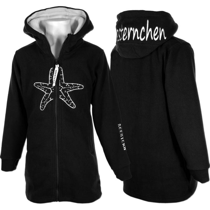 Seestern Sportswear SEESTERN CHEN Kinder Kapuzen Fleecejacke Fleecemantel Fleece Sweatjacke 116-164 /1806 Tiefpreis