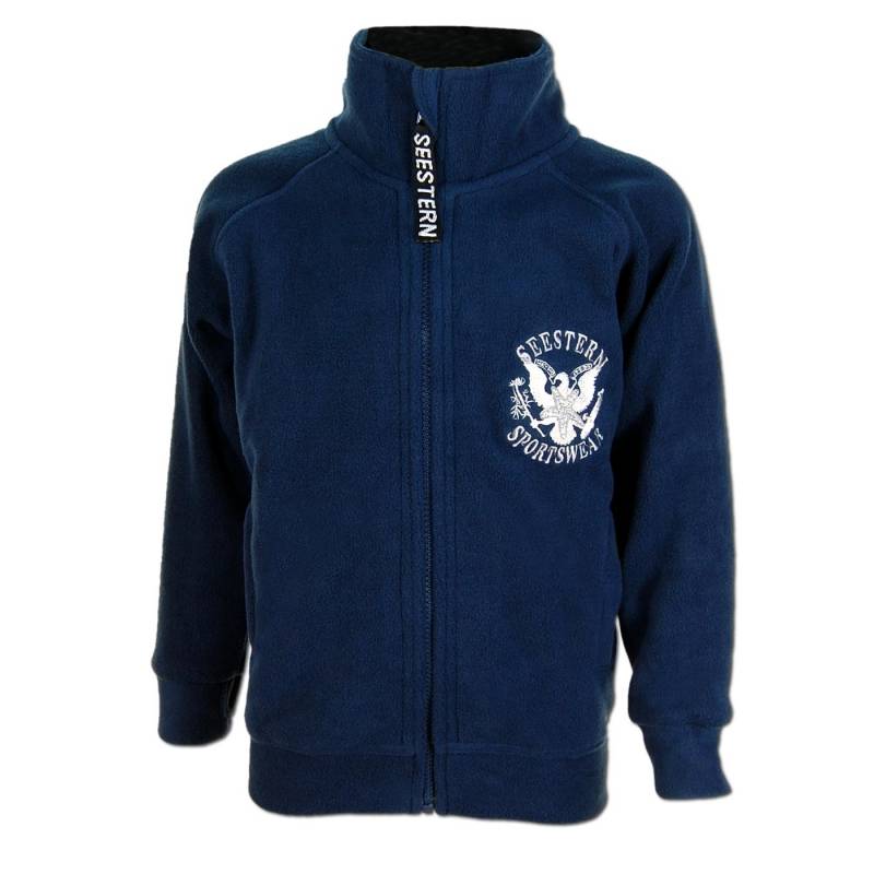Seestern Sportswear SEESTERN Kinder Fleece Jacke mit Stehkragen Sweater Sweatjacke 92-116 /1608_09 Wochenangebot