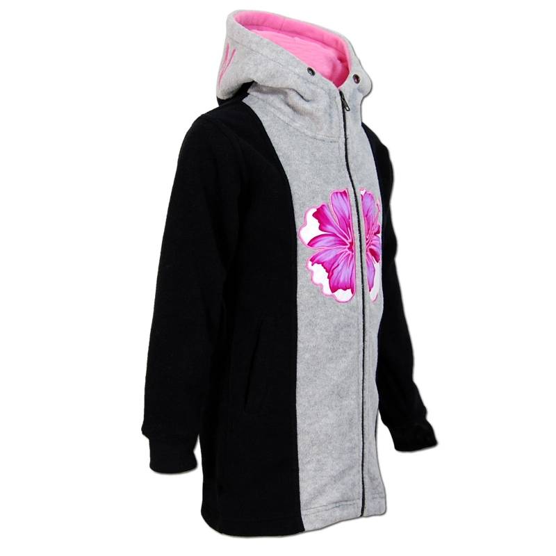 Seestern Sportswear SEESTERN Kinder Kapuzen Fleecejacke Fleecemantel Fleece Sweatjacke Girls in Größe 110 -116 /1104 Kostenlose Rückgabe