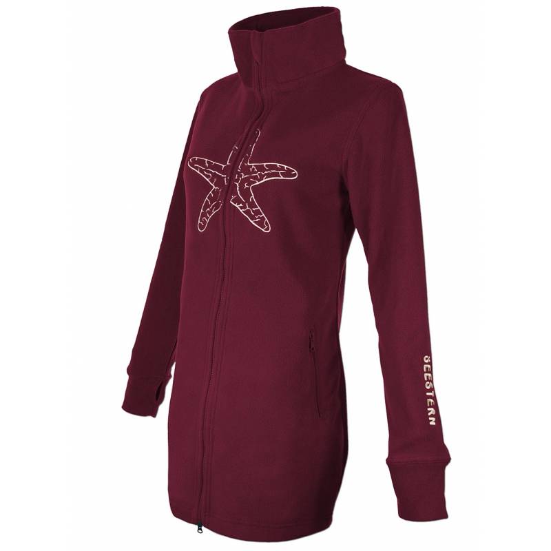 Seestern Sportswear SEESTERN Damen Fleecejacke mit Stehkragen 2WegeZipper Fleecemantel Fleece XS-4XL /1628 Begrenzte Freigabe