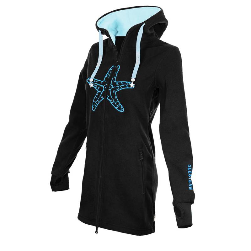 Seestern Sportswear SEESTERN Damen Kapuzen Fleecejacke 2WegeZipper Fleecemantel Fleece Sweatj.XS-4XL /1626.bk_ib JETZT KAUFEN