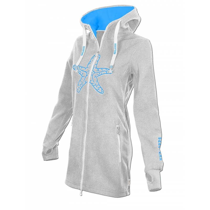 Seestern Sportswear SEESTERN Damen Kapuzen Fleecejacke 2WegeZipper Fleecemantel Fleece Sweatj.XS-4XL /2126.gy Bis zu 50% Rabatt