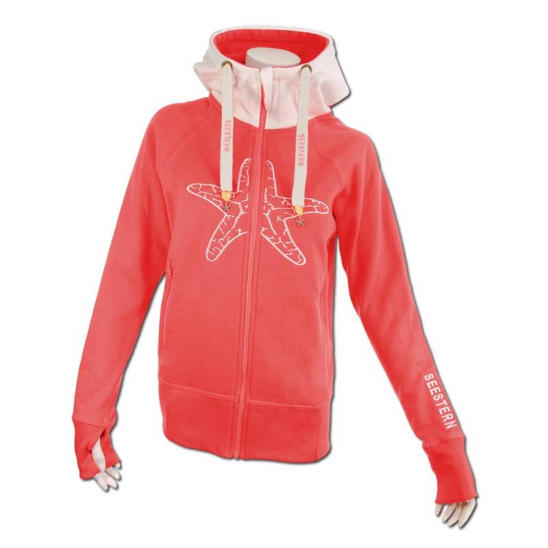 Seestern Sportswear SEESTERN Damen Kapuzen Sweat Shirt Jacke Pullover Zip Hoody Sweater Gr.XS-3XL /1622.sb_ow Discount Store für neue Produkte