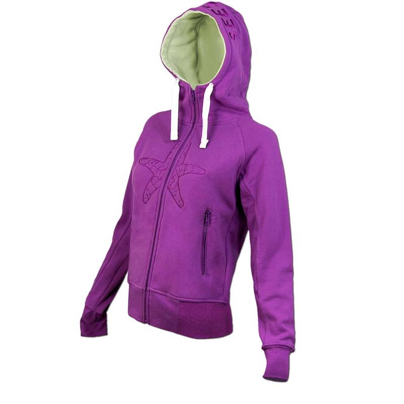 Seestern Sportswear SEESTERN Damen Kapuzen Sweat Shirt Jacke Pullover Zip Hoody Sweater Gr.XS-XXL /1320-1520 Super Rabatt