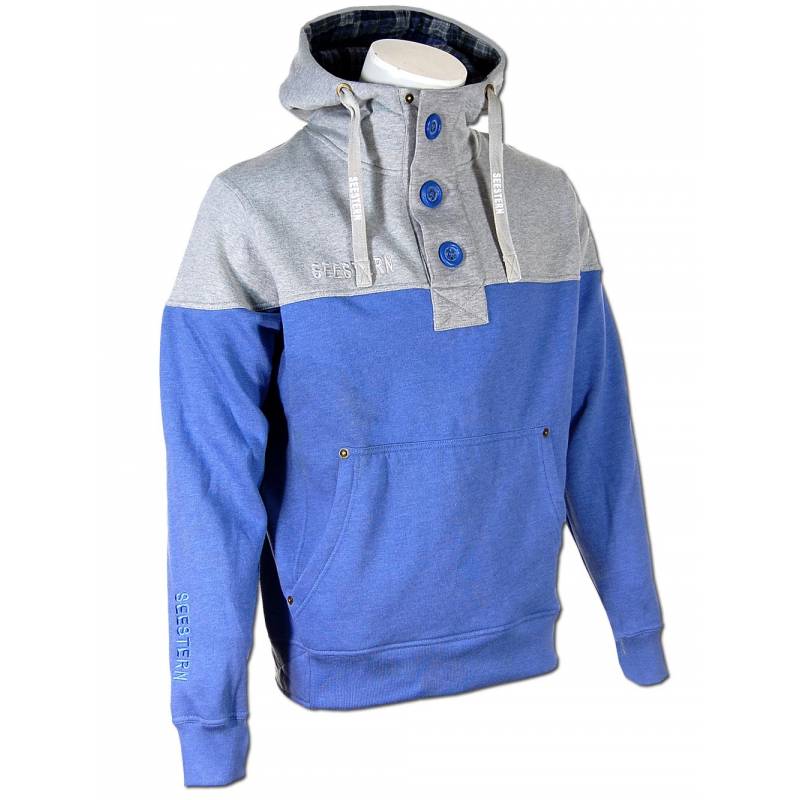 Seestern Sportswear SEESTERN Herren Kapuzen Sweatshirt Pullover m.Knopfleiste Jumper Sweater GrS-XXL /1641 2025