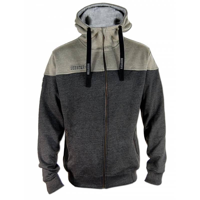 Seestern Sportswear SEESTERN Herren Kapuzen Sweat Shirt Jacke Pullover Zip Hoody Sweater Gr.S-XXL /1745-46 Auslauf