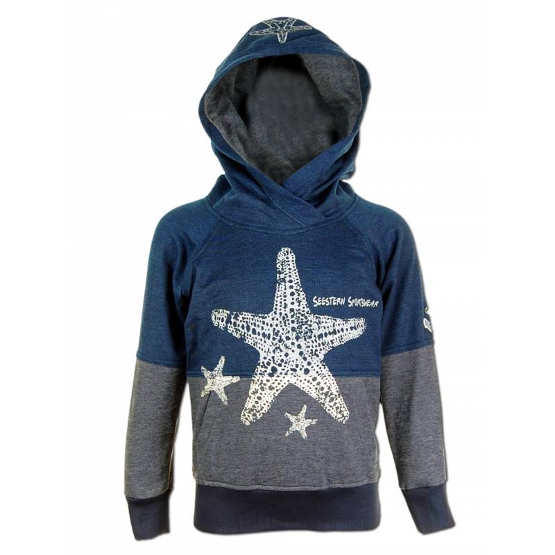 Seestern Sportswear SEESTERN Kinder Kapuzen Sweat Shirt Kapuzen Pullover Hoody Sweater Gr.92-164 /1601 Blitzverkäufe