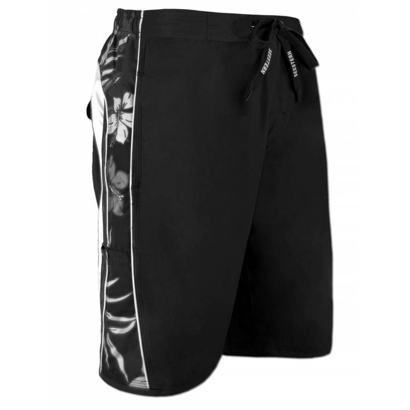 Seestern Sportswear SEESTERN Herren Boardshorts Badeshorts mit Gummizug hinten& Eingrifftaschen S-3XL /1743 Saisonschlussverkauf