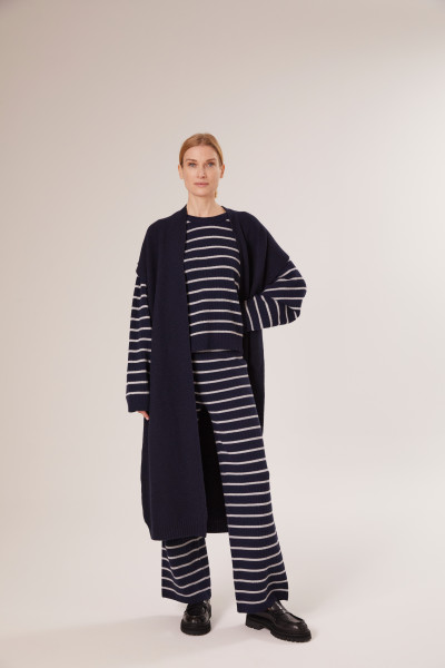 Sosue Stripe Knit Jogger Stripes Rabatt