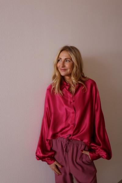 Sosue Antonia Shiny Pink Online Shopping