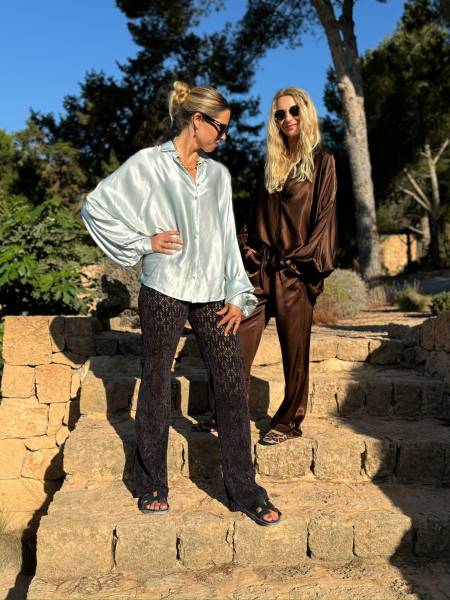 Sosue Antonia Shiny Slim IceGrey Saisonschlussverkauf