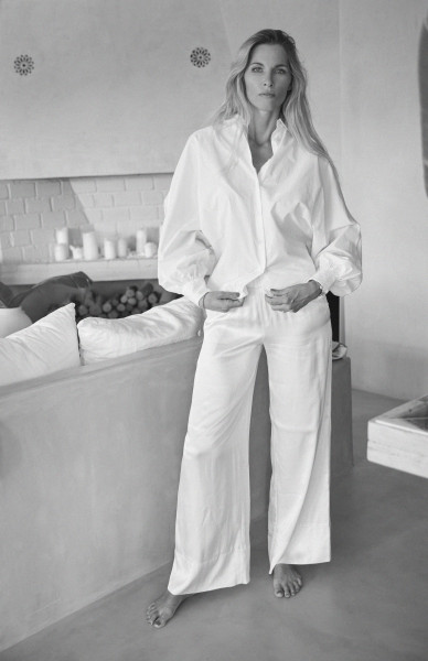 Sosue Bluse Antonia Slim White Osterangebot