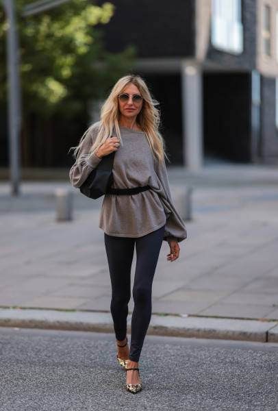 Sosue Leggings SoSUE- 80% Recycled Grey Letzter Tag