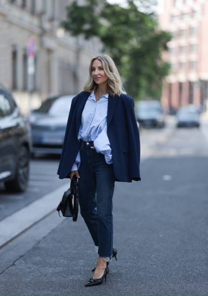 Sosue Blazer Karoline Navy Online