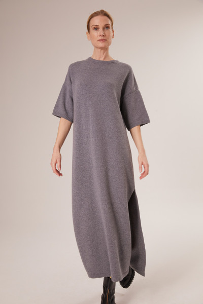 Sosue Short Sleeve Dress Grey Günstig kaufen
