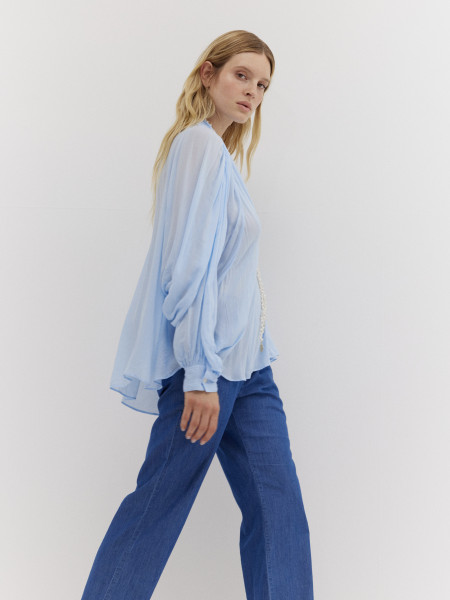 Sosue Bluse Ibiza Light Blue Muttertagsangebot