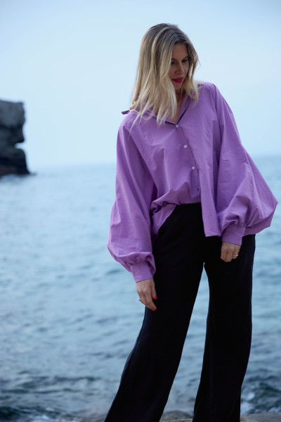 Sosue Bluse Antonia light purple Online Outlet