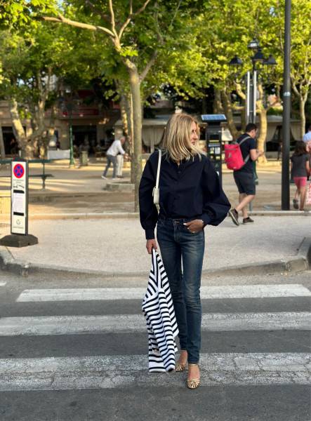 Sosue Bluse Antonia Slim Dark Blue Neuheiten