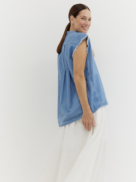 Sosue Bluse Barcelona Denim Nur noch ein Tag übrig