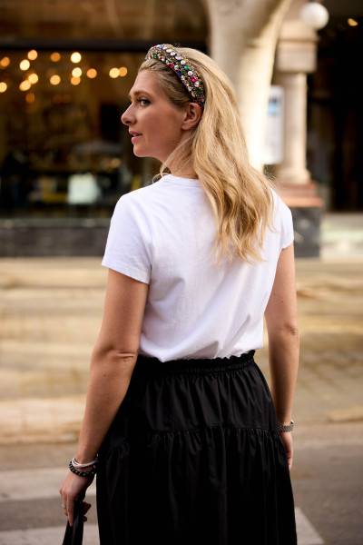 Sosue T-Shirt Women White Black Friday Preise