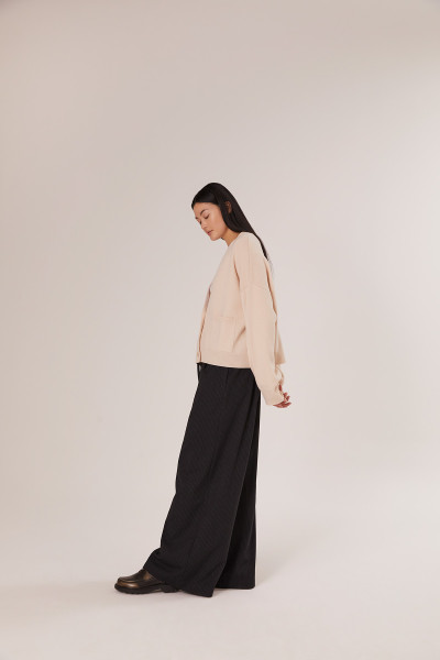 Sosue Relaxed Cardigan Powder Schlussverkauf