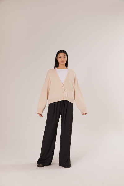 Sosue Relaxed Cardigan Powder Schlussverkauf