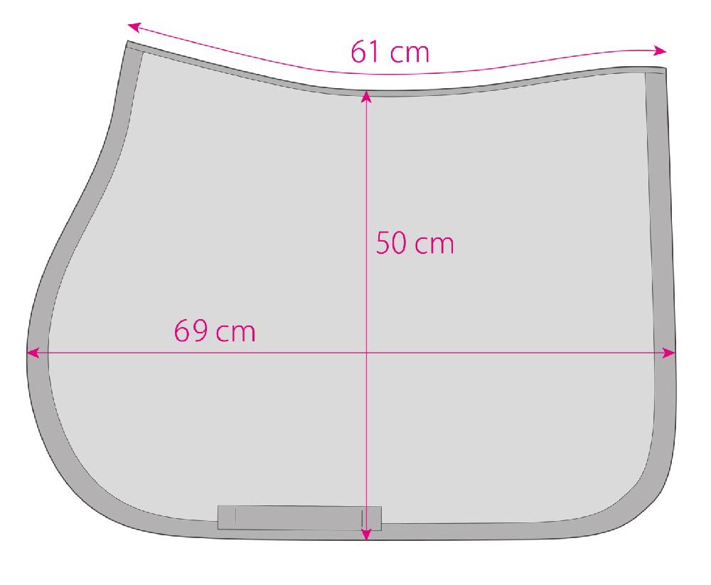 Spooks Dressage Pad Patch Shiny