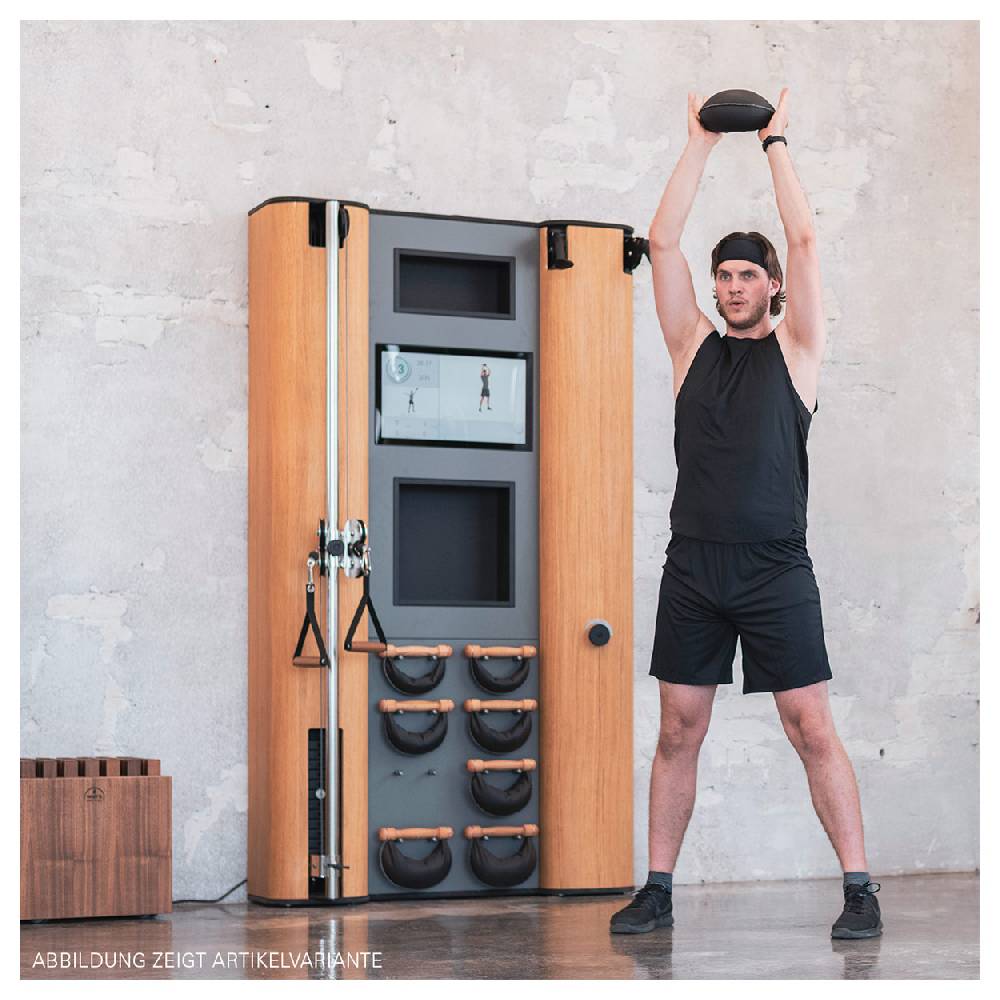 Sport Tec NOHrD Wall Compact, Seilzug, Skitrainer, 8 Swing Hanteln, Nussbaum Bis zu 65% Rabatt