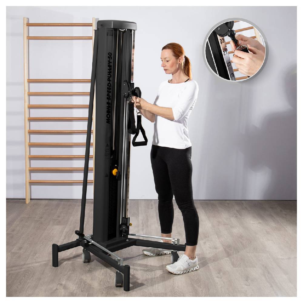 Sport Tec Lojer Doppelzugapparat Mobile Speed Pulley 50, fahrbar Black Friday Preise