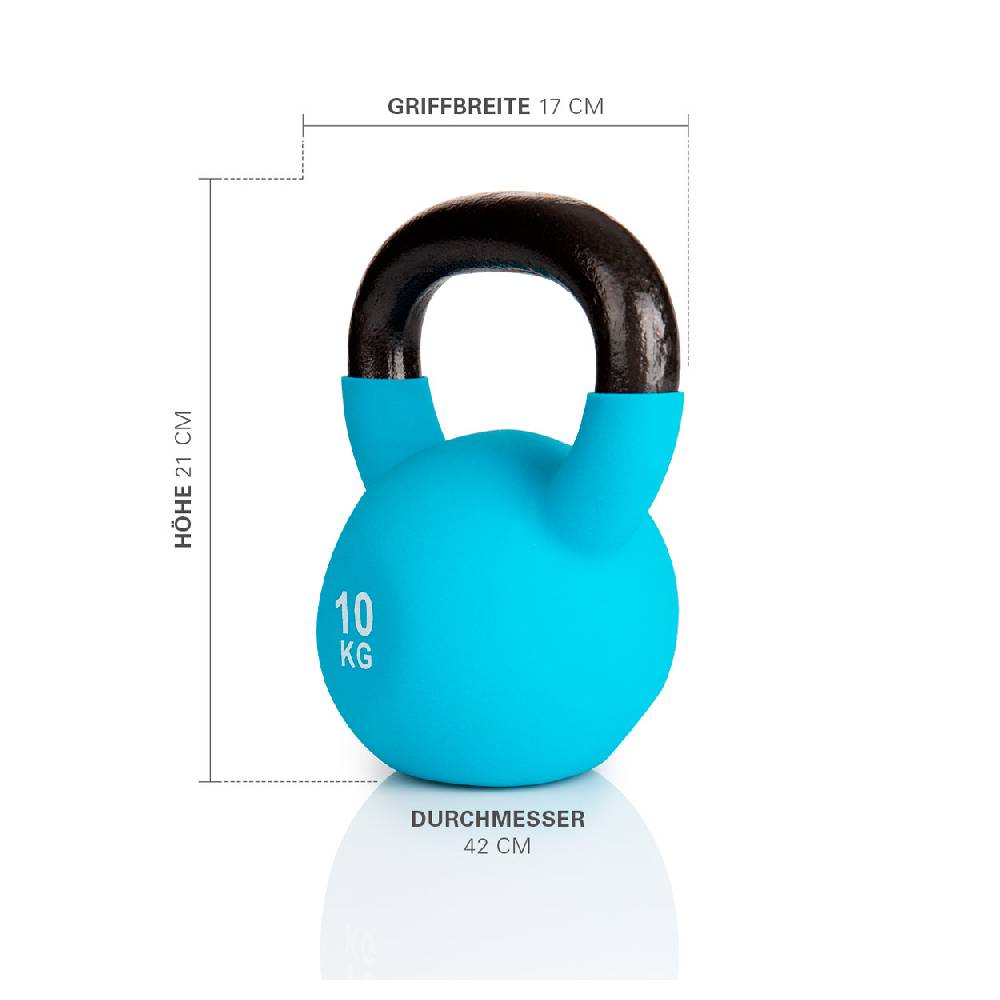 Sport Tec Kettlebell, 10 kg, hellblau Günstig kaufen